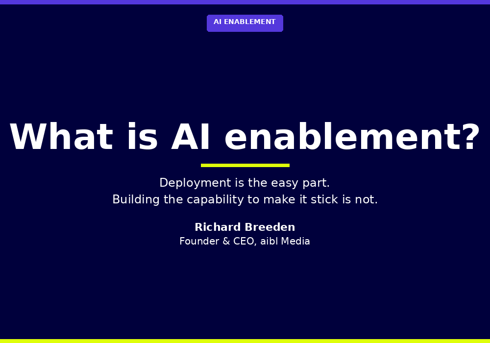 What is AI enablement?