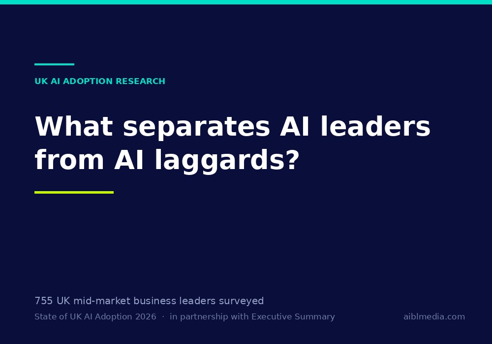What separates AI leaders from AI laggards?