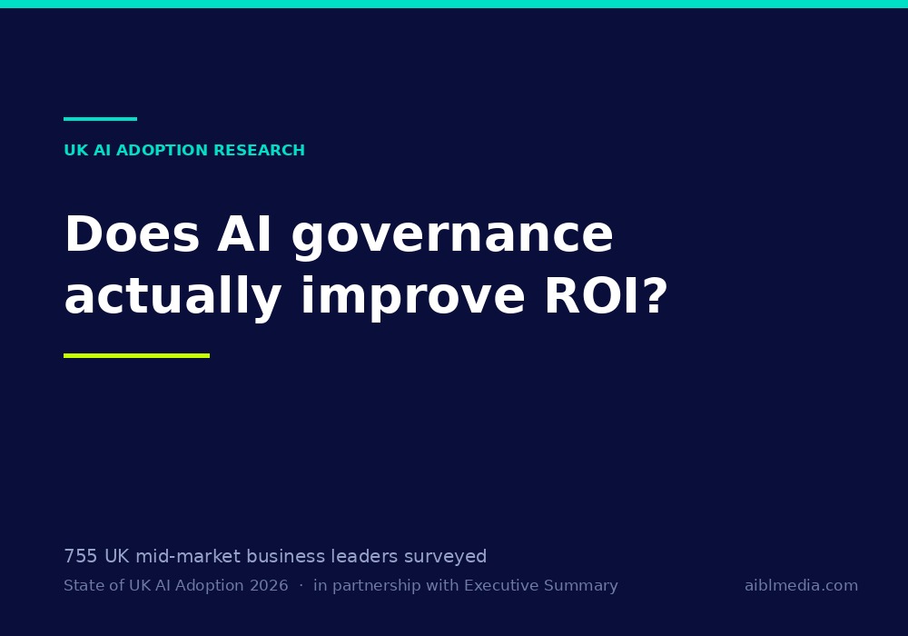 Does AI governance actually improve ROI?