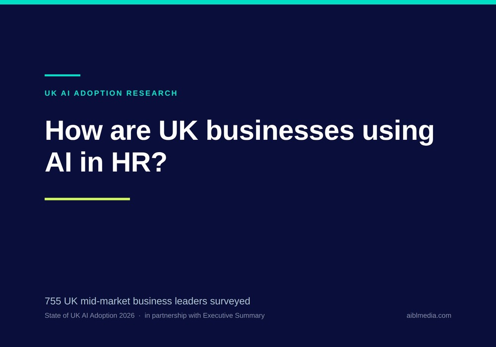 How are UK businesses using AI in HR?
