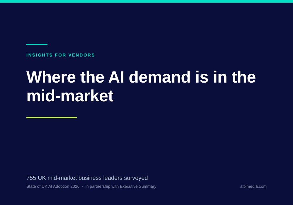 Where the demand is: a UK mid-market buyer pool stuck on proving AI ROI