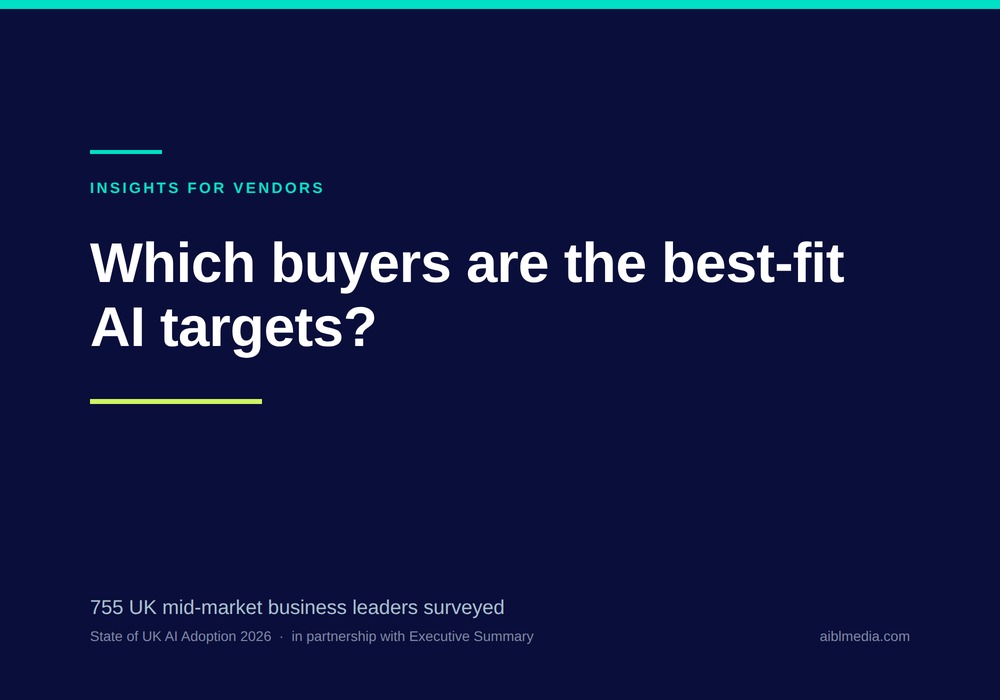 Which UK mid-market buyers are the best-fit targets for AI vendors?