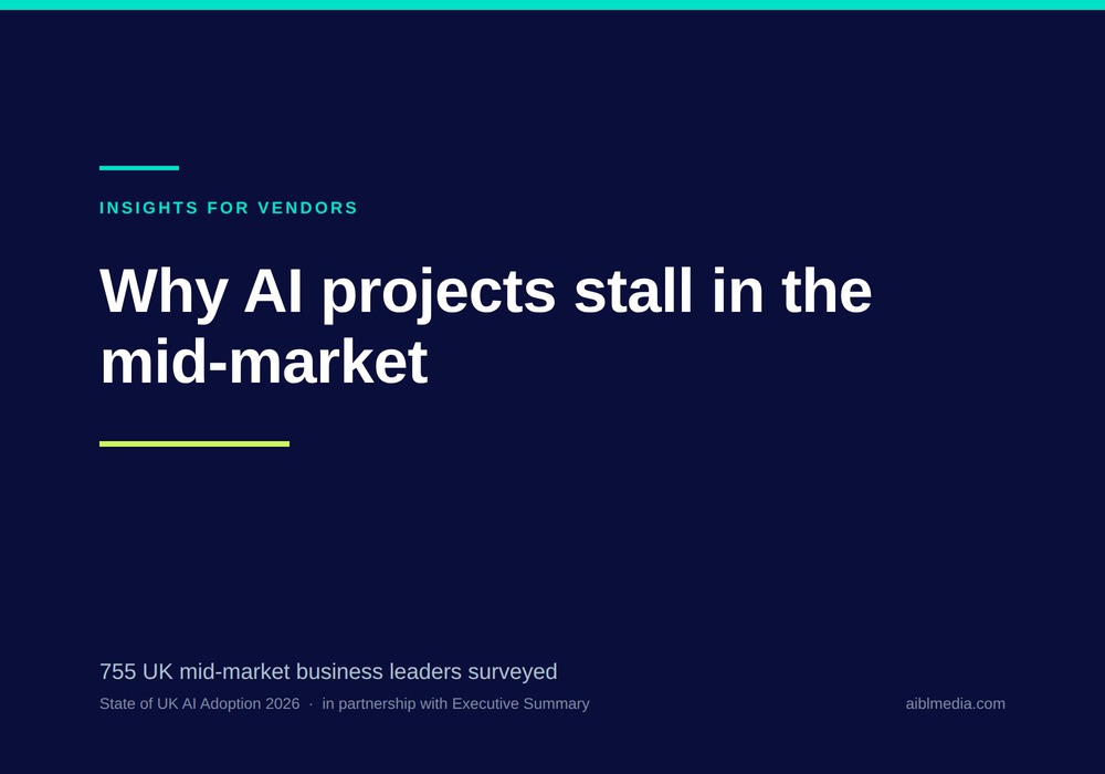 Why AI projects stall in the UK mid-market, and how vendors position around it