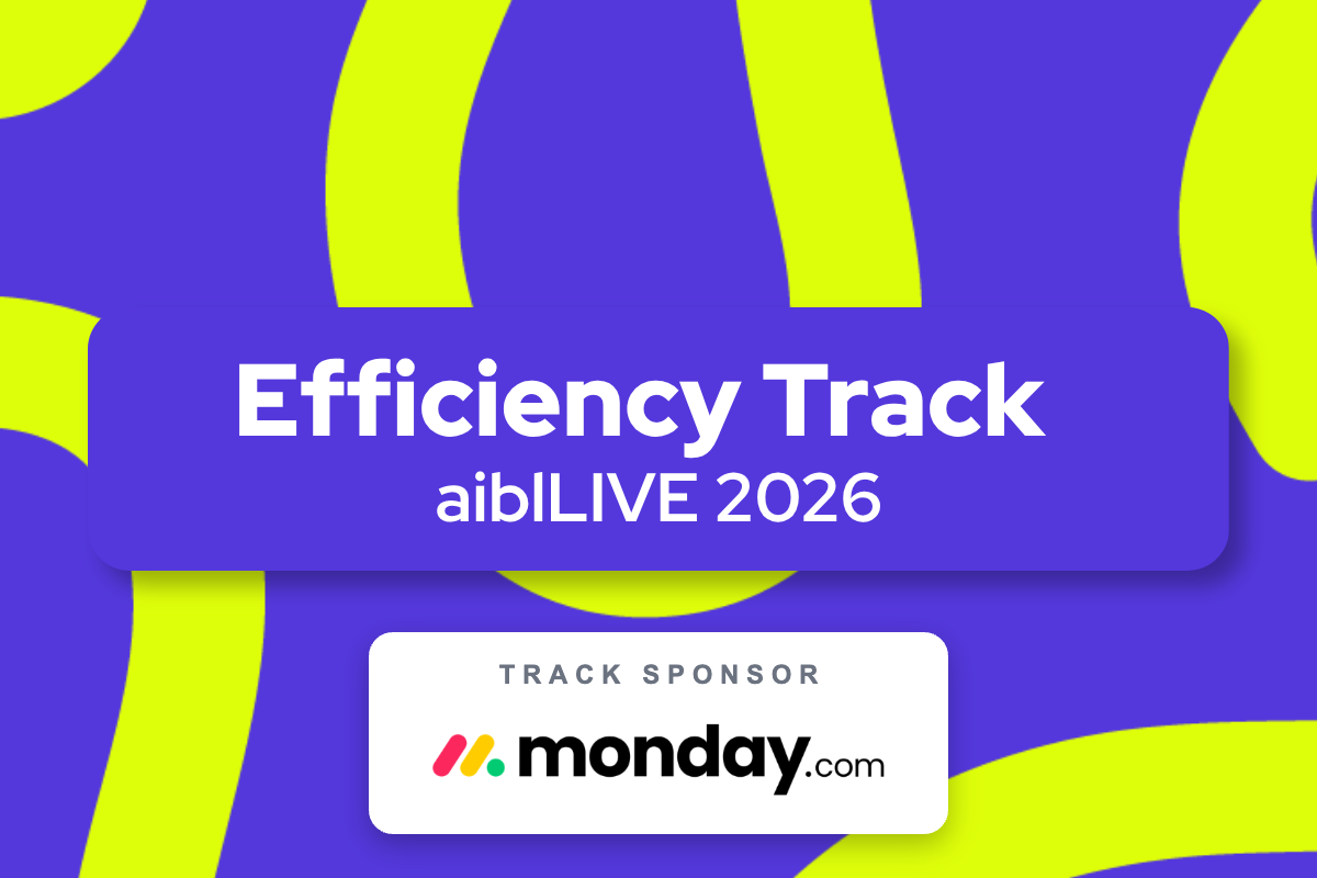 aiblLIVE Efficiency track, sponsored by monday.com