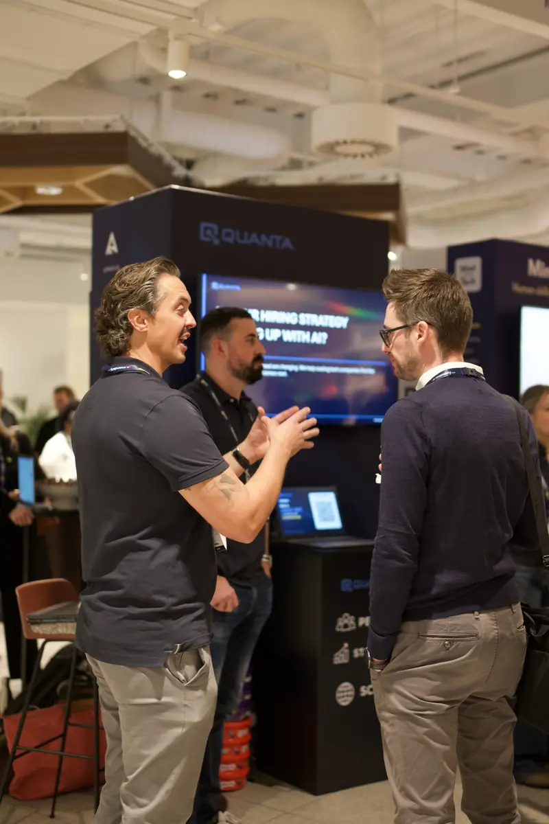 A partner demo at a Discovery Zone stand