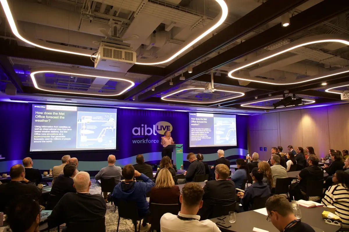 A packed track session at aiblLIVE London 2026