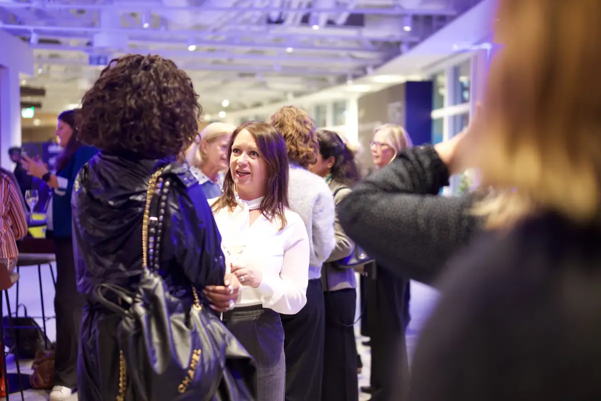 Attendees meeting in the Discovery Zone at aiblLIVE 2026