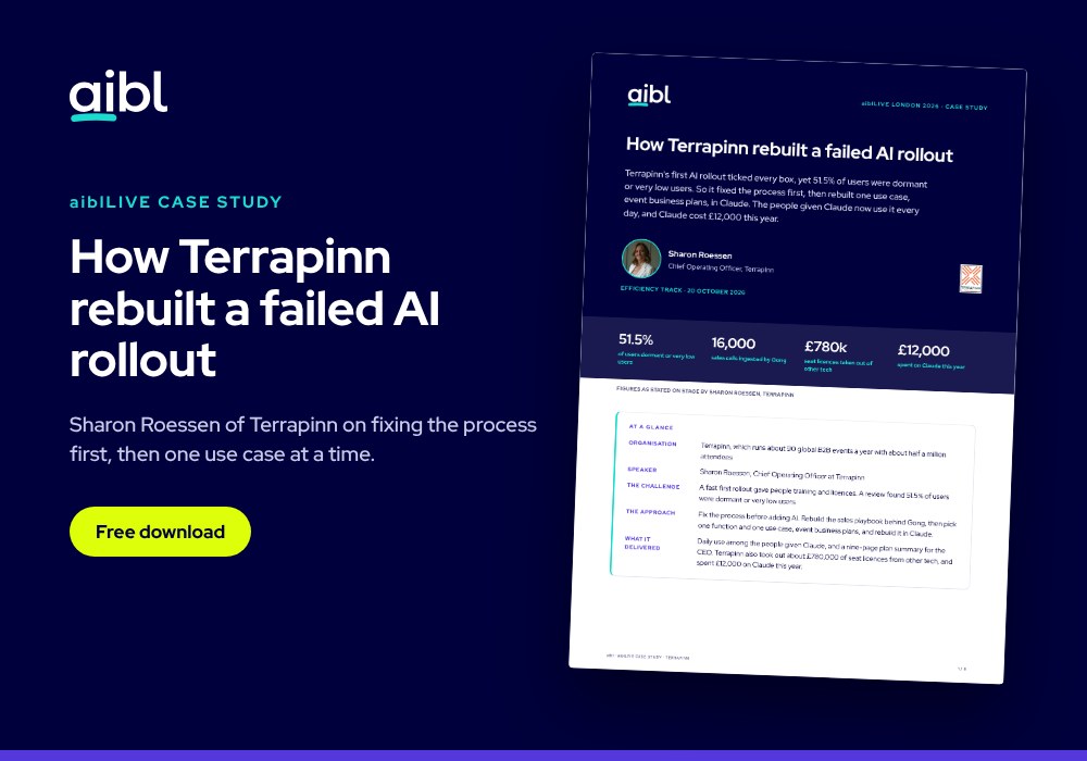 AI adoption strategy at Terrapinn: rebuilding a failed rollout