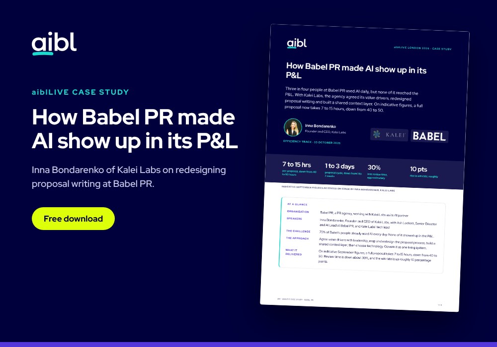 AI in PR at Babel: from daily use to results in the P&L
