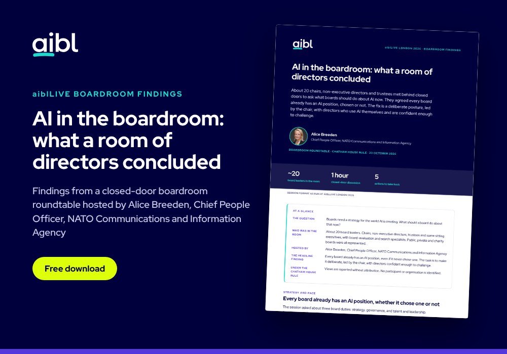 AI in the boardroom: findings from a closed-door roundtable of directors