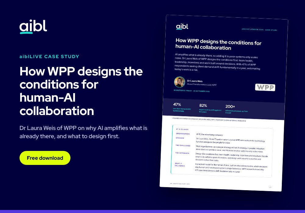 Human-AI collaboration at WPP: design the conditions before the tools