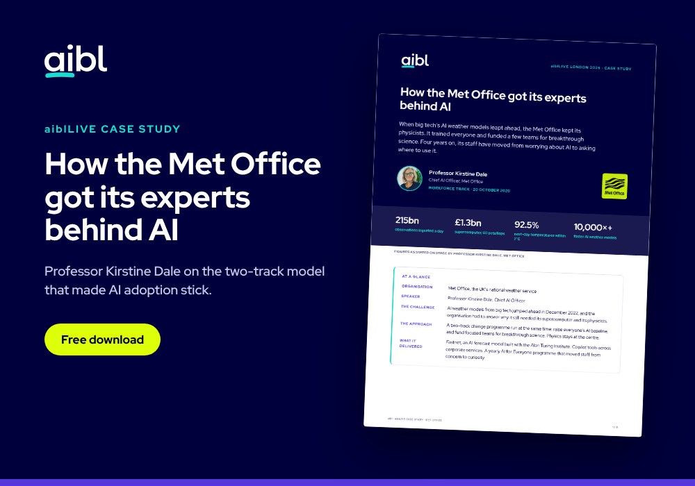 AI change management at the Met Office: why the people came first