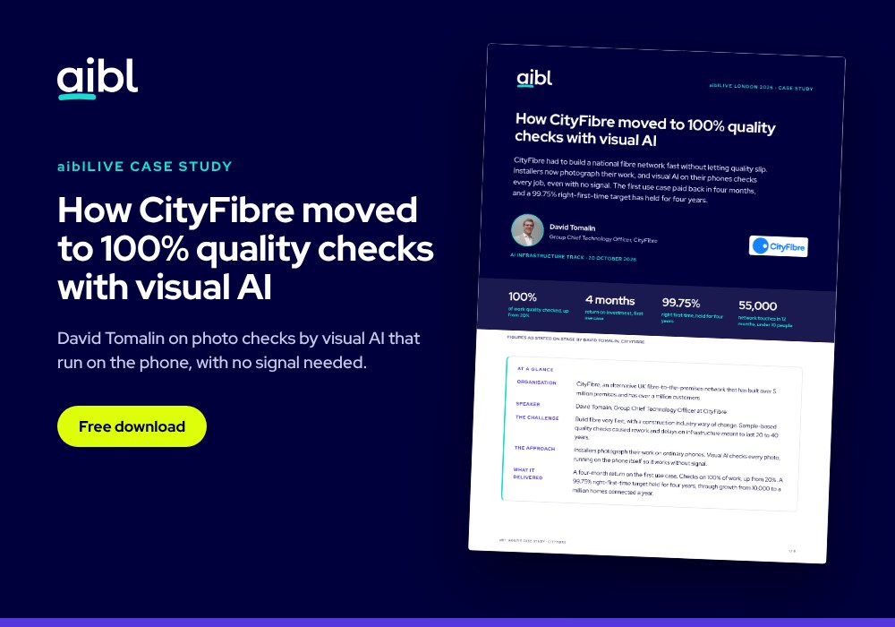 Visual AI at CityFibre: 100% quality checks on every fibre install